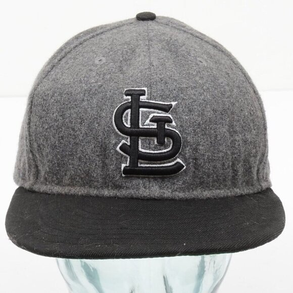 St. Louis Cardinals New Era 9Fifty Gray Snapback 7 3/8 Baseball Cap Hat - Picture 5 of 7
